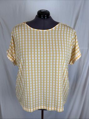 Women's Studio B by Bobeau Short Sleeve Lightweight Blouse 2X